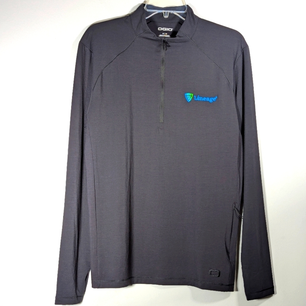 OGIO Lineage Black Half Zip Shirt M